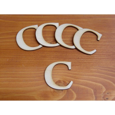 Corolla Exp-Imp. Kft Natúr fa - Betű Carmen 5db/csomag dekorációs kellék