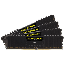 Corsair 32GB DDR4 2666MHz Kit(4x8GB) Vengeance LPX Black (CMK32GX4M4A2666C16) memória (ram)