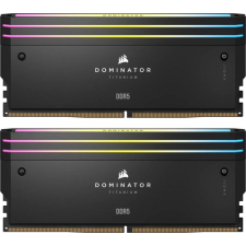 Corsair 32GB DDR5 6400MHz Kit(2x16GB) Dominator Titanium RGB fekete memória (ram)