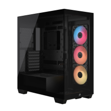 Corsair 3500X RS-R ARGB Midi Tower Fekete számítógép ház