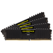Corsair 64GB DDR4 2400MHz Kit(4x16GB) Vengeance LPX Black (CMK64GX4M4A2400C14) memória (ram)