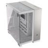 Corsair 6500X Midi Tower Extended ATX számítógépház - Fehér fém / Szürke Alu (CC-9011285-WW)