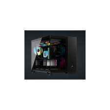 Corsair Ház 2500X, Tápegység nélkül, Edzett Üveg, fekete számítógép ház