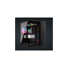 Corsair Ház 6500X Dual Chamber, Tápegység nélkül, Edzett Üveg, fekete számítógép ház