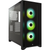 Corsair iCUE 4000X RGB Edzett Üveg Mid-Tower Gépház, Fekete (CC-9011204-WW)