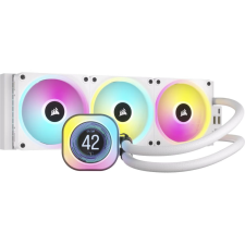 Corsair iCUE LINK H150i LCD Liquid CPU Cooler White hűtés