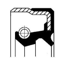 CORTECO Tömítőgyűrű, differenciálmű CORTECO 01029595B autóalkatrész