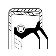 CORTECO tömítőgyűrű, differenciálmű CORTECO 49498452 autóalkatrész