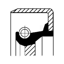 CORTECO Tömítőgyűrű, főtengely CORTECO 12011280B kormányvezérlő és kiegészítői