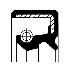 CORTECO tömítőgyűrű, kerékagy CORTECO 12017122B autóalkatrész