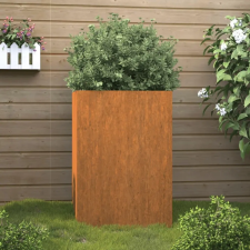 corten acél növénytartó 52x48x75 cm kerti tárolás