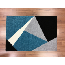 CORTINATEX Barcelona 198 kék geometriai mintás szőnyeg 200x280 cm lakástextília