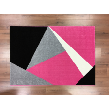 CORTINATEX Barcelona 198 pink geometriai mintás szőnyeg 80x150 cm lakástextília