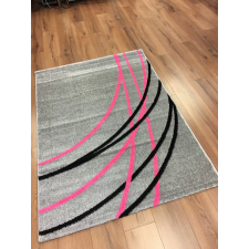 CORTINATEX Barcelona E742 szürke-rózsaszín szőnyeg 160x230 cm lakástextília