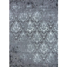 CORTINATEX Elite 23282 szürke damaszt mintás szőnyeg 140x190 cm lakástextília
