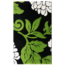 CORTINATEX Florida 906 zöld levélmintás szőnyeg 120x170 cm lakástextília