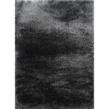 CORTINATEX Seven soft 7901 fekete-szürke shaggy szőnyeg 140x190 cm lakástextília