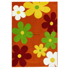 CORTINATEX Trendy Kids Narancs virágos D236A szőnyeg 200x280 cm lakástextília