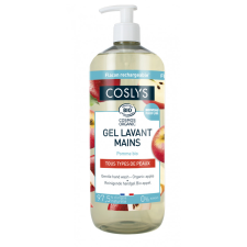 Coslys BIO folyékony szappan 1l alma Gel Lavant Mains Pomme tisztító- és takarítószer, higiénia