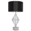 Cosmolight modern asztali lámpa caracas króm fekete ezüst cost01960ch