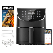Cosori Premium Smart, forrólevegős sütő #fekete fritőz