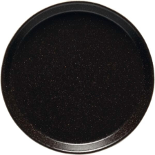 Costa Nova Tányér, Costa Nova Notos 7,7 cm, fekete, megemelt perem tányér és evőeszköz