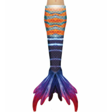  Costum de baie Sirena, Bleu, Orange, 110 cm