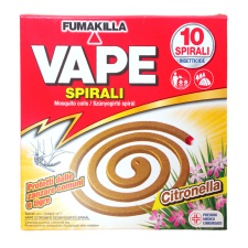 Coswell Hungary Kft. Vape szúnyogriasztó Citronella spirál 10db tisztító- és takarítószer, higiénia