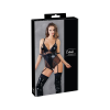 Cottelli Bondage - fényes body bilincsekkel (fekete)