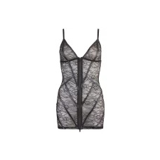 Cottelli - fényes csíkos csipke ruha  Méret: S (27160201021) vibrátorok