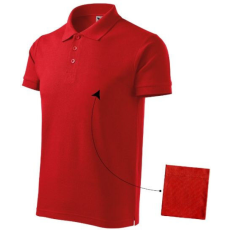  Cotton galléros póló férfi piros 3XL