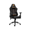 Cougar Outrider Black Műbőr Gamer szék - Fekete/Narancssárga