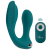 Couples Choice Hands-free - felhelyezhető vibrátor (türkiz)