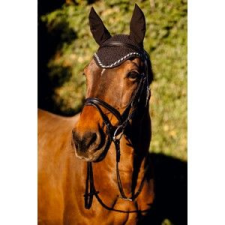 Covalliero Classic fülvédő, fekete lovaglás