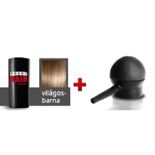 Cover Hair Volume hajdúsító, 30 g, világosbarna + szórófej szórófej