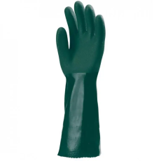 Coverguard 3739 MÁRTOTT POLIMER KESZTYŰ, ZÖLD, VEGYSZERÁLLÓ, 40CM_9 (G)