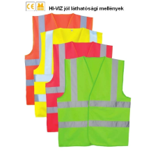 Coverguard 70265, Fluo jólláthatósági mellény (70262 modell), 2 kereszt, 1 hosszanti csík, sárga