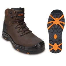 Coverguard Bakancs Topaz S3 SRC HRO hőálló talpú kompozit barna/fekete/narancs 39