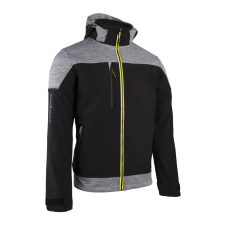 Coverguard BANJO FEKETE/SZÜRKE SOFTSHELL DZSEKI, LIME CIPZÁR_XL munkaruha