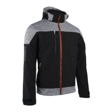 Coverguard BANJO FEKETE/SZÜRKE SOFTSHELL DZSEKI, NARANCS CIPZÁR_3XL munkaruha