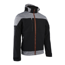 Coverguard BANJO FEKETE/SZÜRKE SOFTSHELL DZSEKI, NARANCS CIPZÁR_S