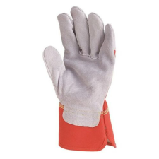 Coverguard Bőrkesztyű COVERGUARD vászon piros 11-es 2 darab/pár védőkesztyű