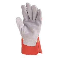 Coverguard Bőrkesztyű COVERGUARD vászon piros 12-es 2 darab/pár védőkesztyű