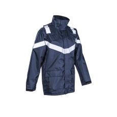 Coverguard Dagda lángálló PU esőkabát (sötétkék, M)