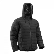 Coverguard Dzseki Yaki bélelt rejtett kapucni magas gallér fekete M