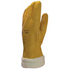 Coverguard EP munkavédelmi bőrkesztyű 32 cm hosszú téli sárga színmarhabőr