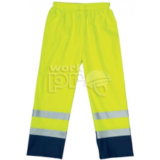 Coverguard Esőnadrág Harbour Fluo PU 3m csíkokkal (170g/m2) kék/sárga L