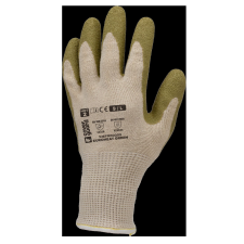 Coverguard Euroheat green latex mártott öko kesztyű védőkesztyű