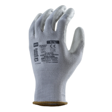 Coverguard Eurolite 13p105 szürke precíziós pes kesztyű, pu tenyér