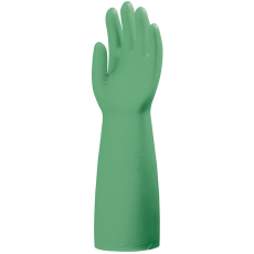 Coverguard Eurotechnique sav-, lúg-, olaj-, zsír-, és vegyszerálló nitril keszytű zöld színben 45cm